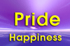 Happiness - Pride color graphic